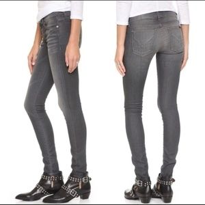 Hudson Krista Super Skinny Grey Jeans